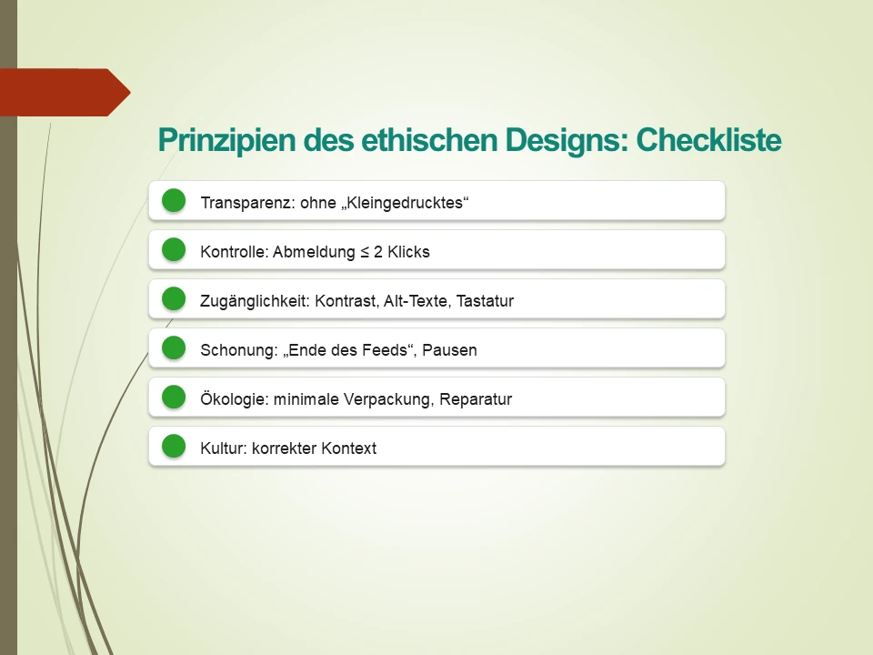 Ethisches Design: Wie vermeidet man Manipulation und Schaden?