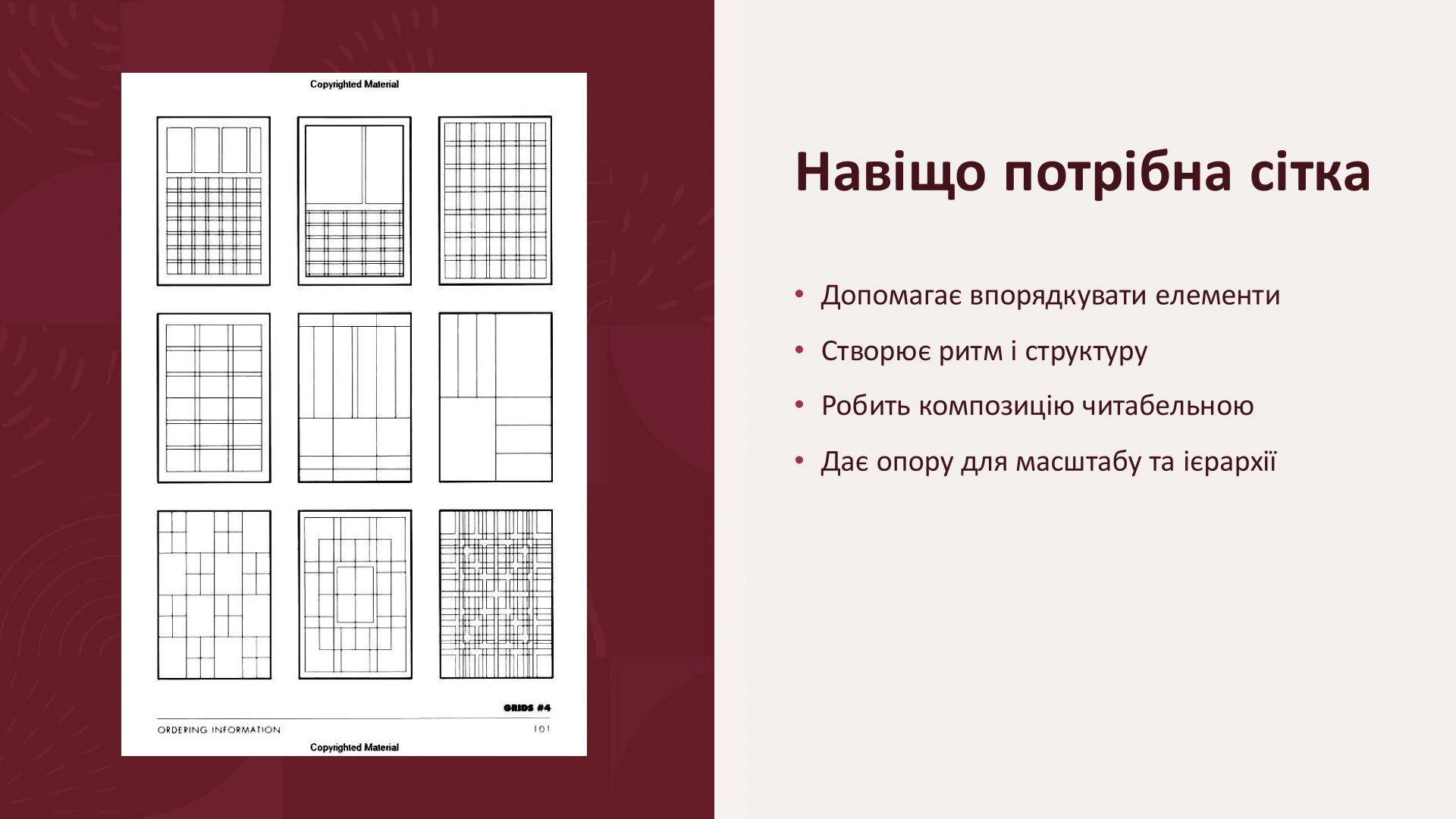 Grundlagen der Plakatgestaltung – Präsentationsfolien (Ukrainisch)